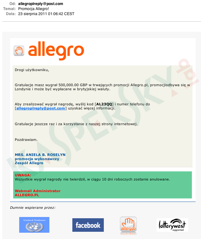 Phishing Allegro