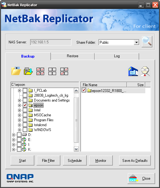 netbak replicator