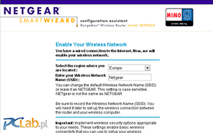 Netgear WPN824 - Wizard
