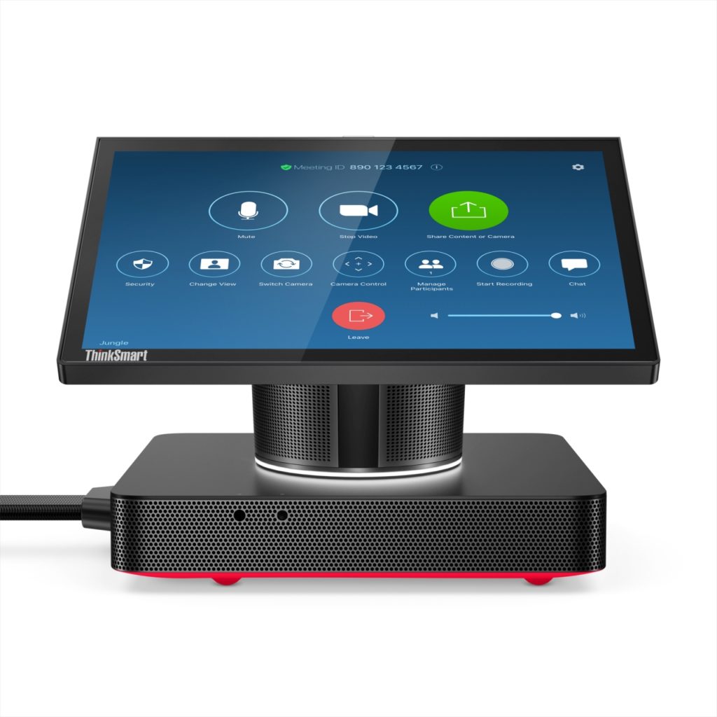 Lenovo ThinkSmart hub for Zoom Front Forward Facing