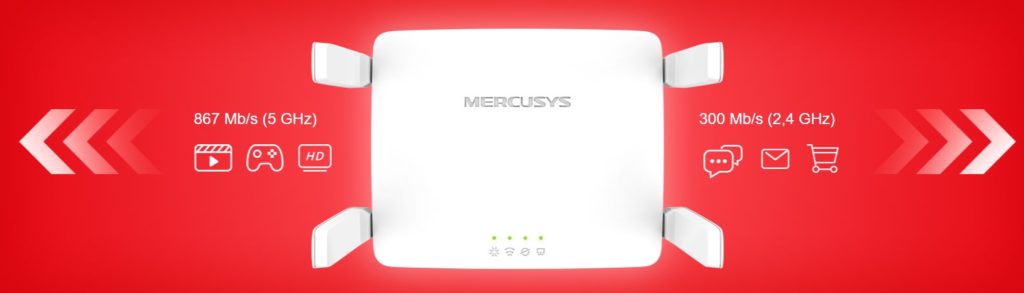 Mercusys AC10 router Wi-Fi 5 AC1200 5 GHz