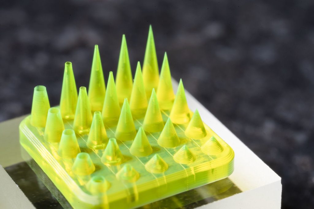 UpNano Druk 3D nanoskala modele
