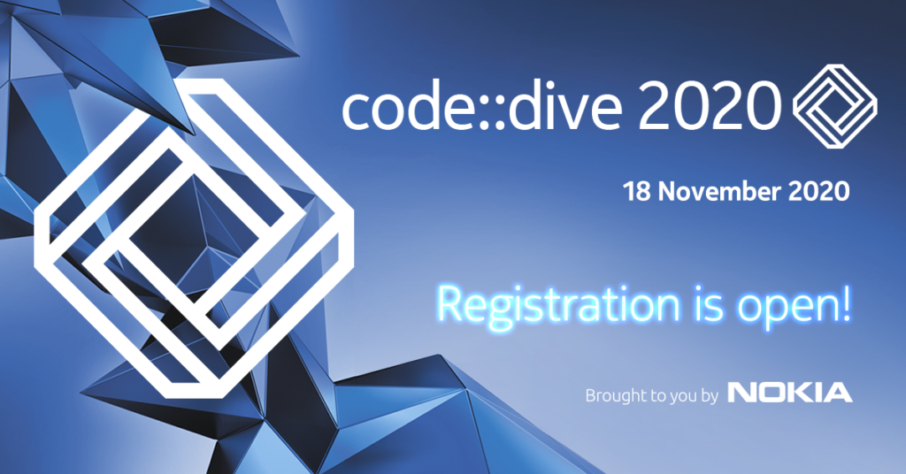 Nokia Konferencja code::dive 2020 - Zanurkuj w kodzie online