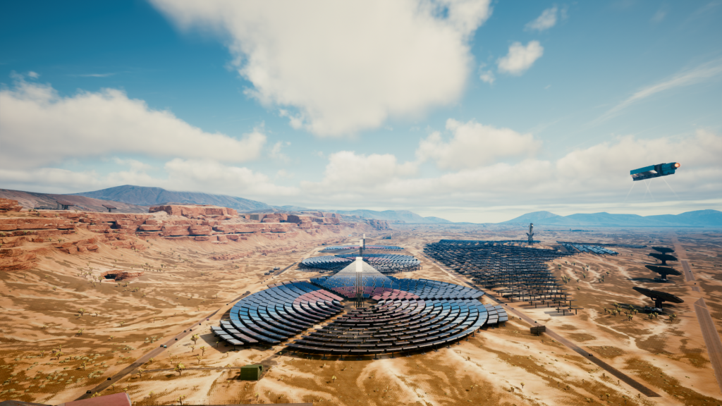 Solar Arrays, elektrownia fotowoltaiczna z gry Cyberpunk 2077