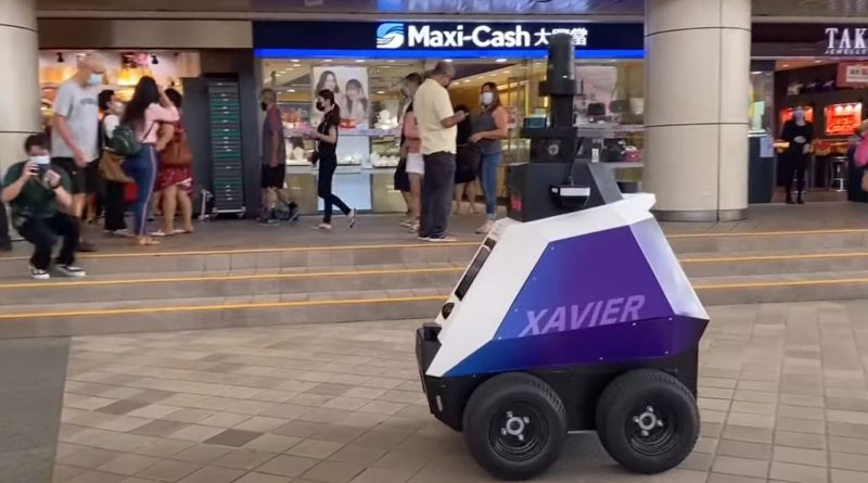 autonomiczne-roboty-xavier-sprawdzaja-zle-zachowania-spoleczne-w-singapurze