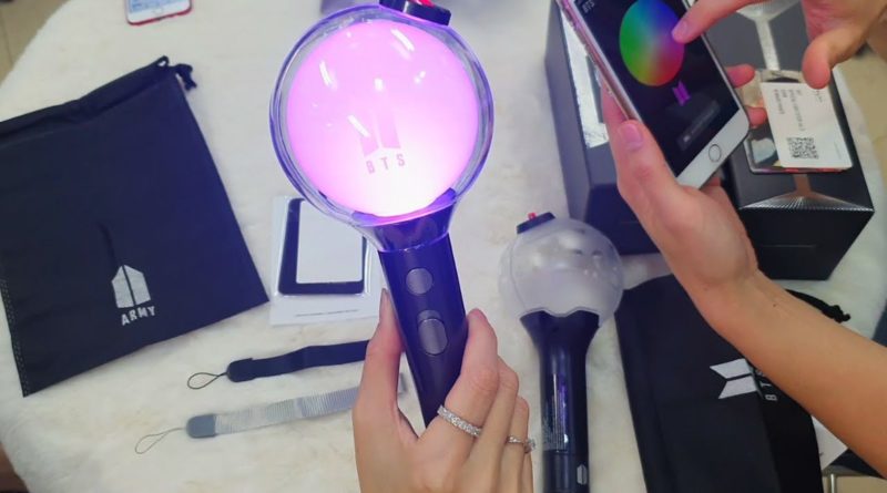 fani k-popu light stick