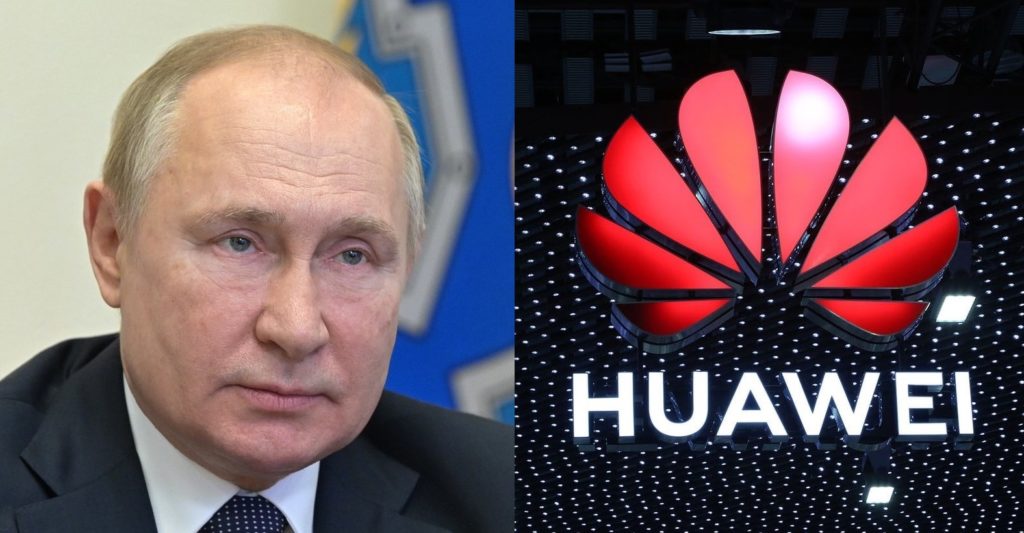 Huawei Putin Rosja Ukraina