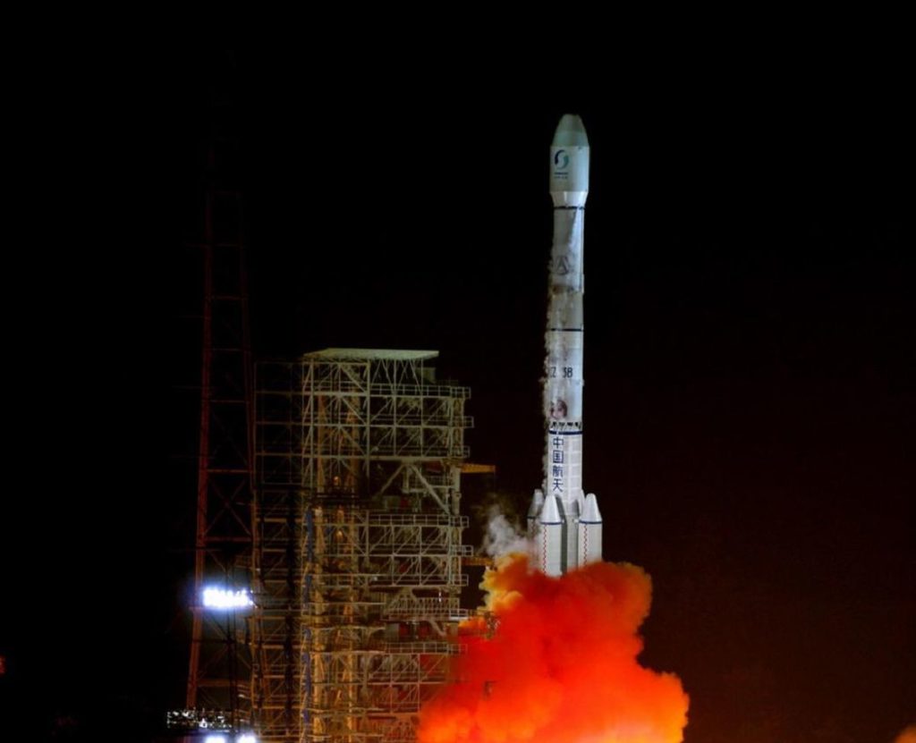 The Launch of Long March 3B Rocket