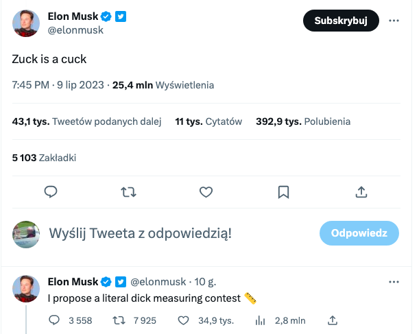 Musk Threads Twitter