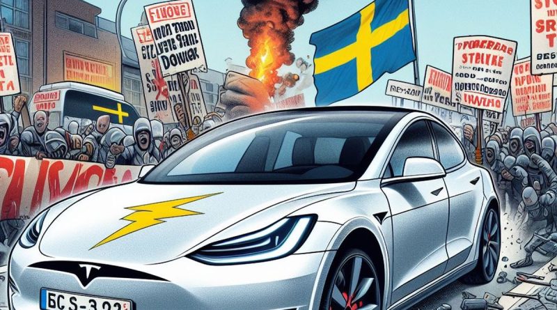 Tesla Szwecja strajk