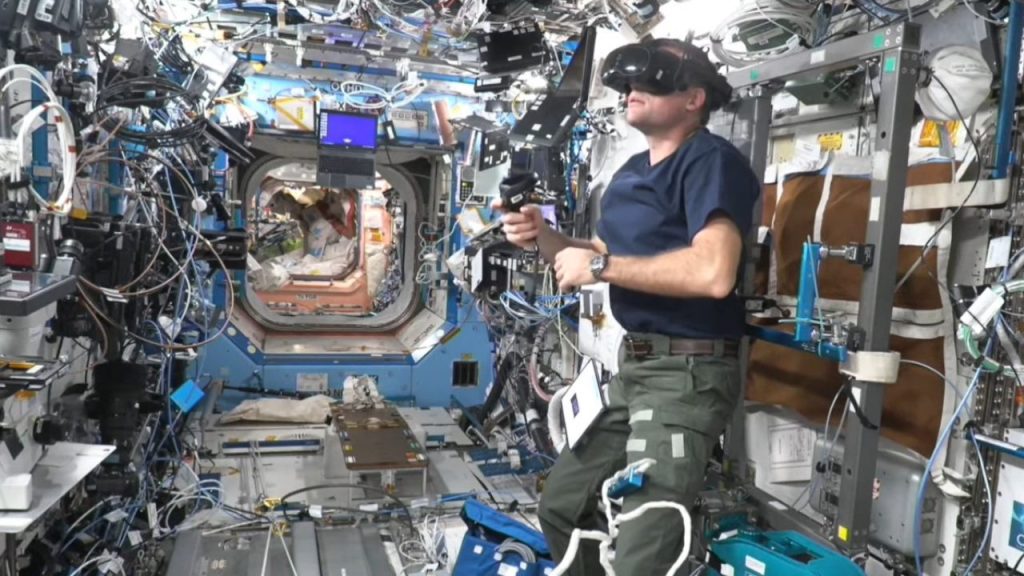 ISS VR rower