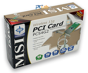 Opakowanie karty PC54G2