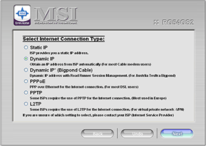 Internet Connection Type